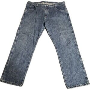 Wrangler Rugged Wear Work Jeans Men's 40X30 Blue Denim Pre-Owned Excellent